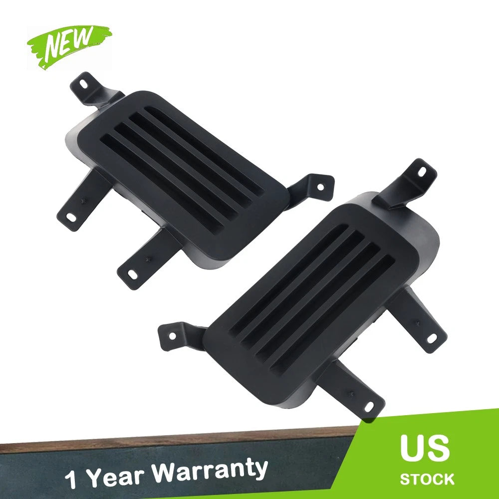 Set of 2 Plastic Fog Light Covers for Chevy Suburban/Tahoe (2015–2020)