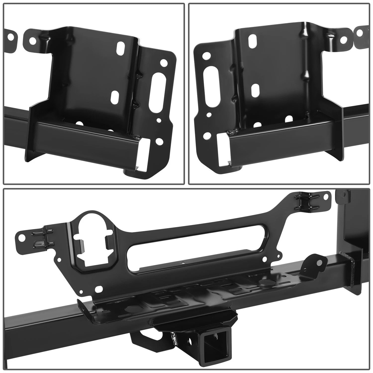 Bumper Reinforcement Bar for Ford F-150 (2015–2023) w/ Tow Package, Black