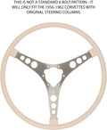 Steering Wheel Replacement for 1956–1957 Chevrolet Corvette Shoreline Beige 15"