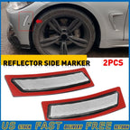 Clear Front Side Bumper Marker Reflectors for BMW 320i 335i 328i (2012–2015)