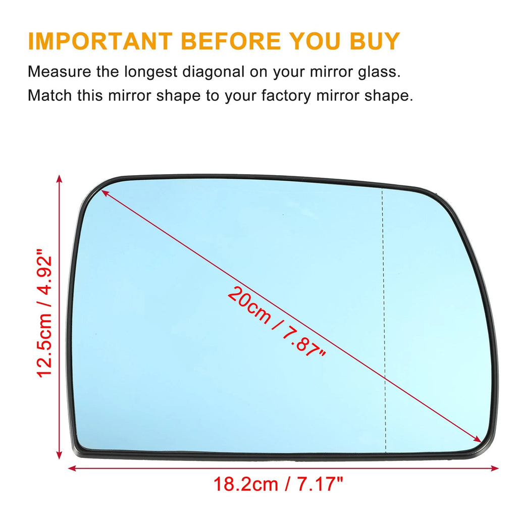 Right Side Mirror Glass for BMW X5 (No. 51167039598)