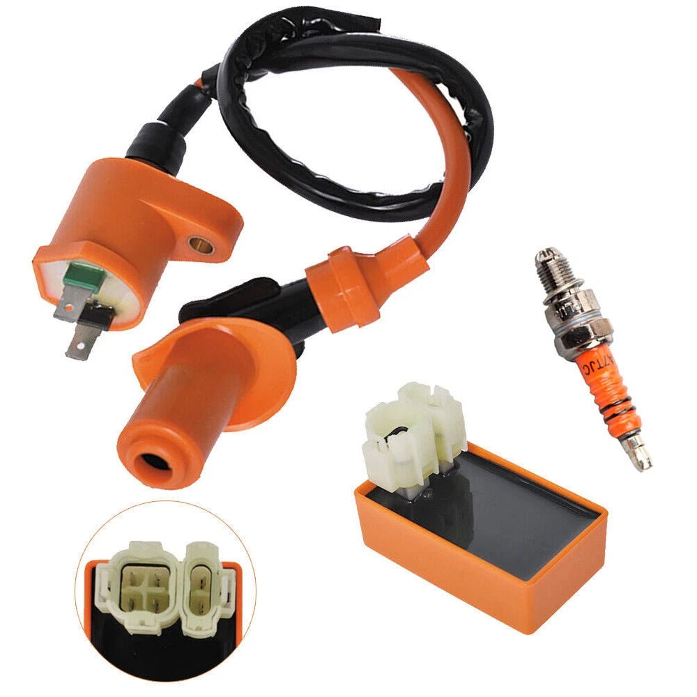 Racing Ignition Coil Spark Plug A7TC CDI for TaoTao GY6 50cc-150cc (2000–2023)