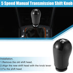 5 Speed Manual Transmission Shift Knob for Ford Mondeo MK3 (2000–2007) ABS