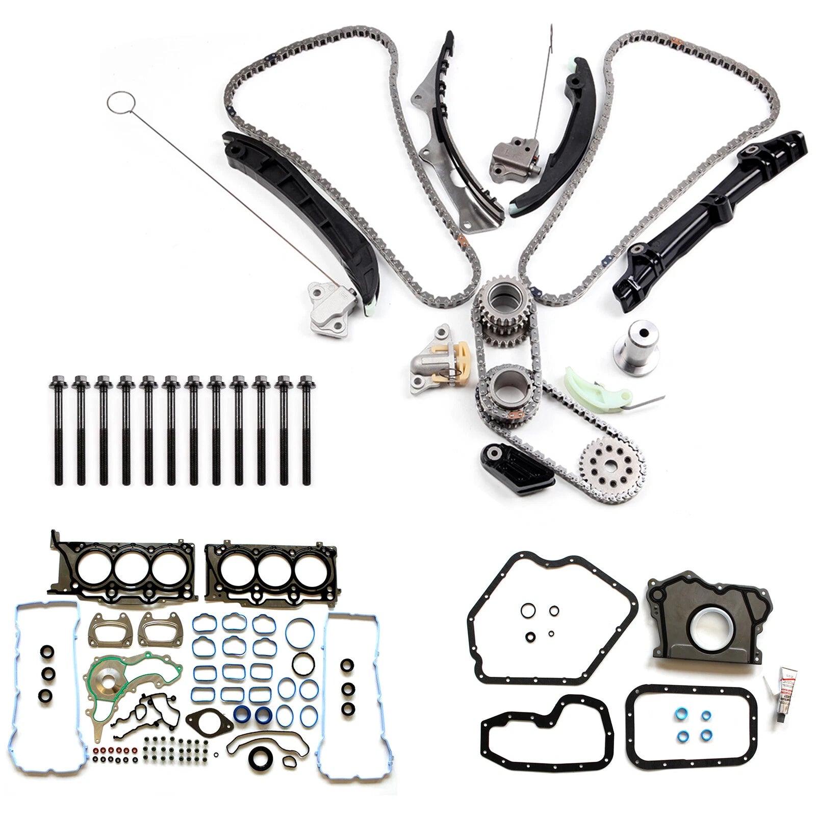 Timing Chain Kit with Gasket Bolts for Jeep Wrangler (2012–2015)