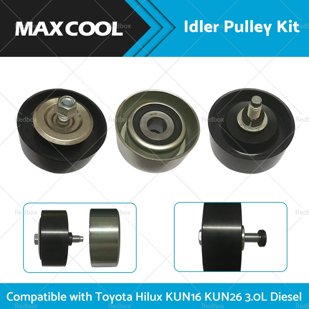 Idler Pulley Kit for Toyota Hilux KUN16 KUN26 1KD-FTV (2005–2015)