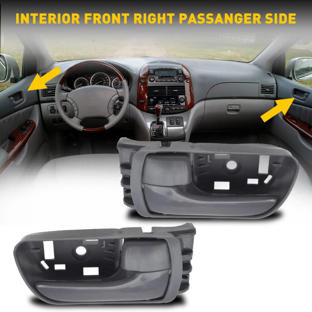 Pair of Interior Door Handles for Toyota Sienna (2004–2010)