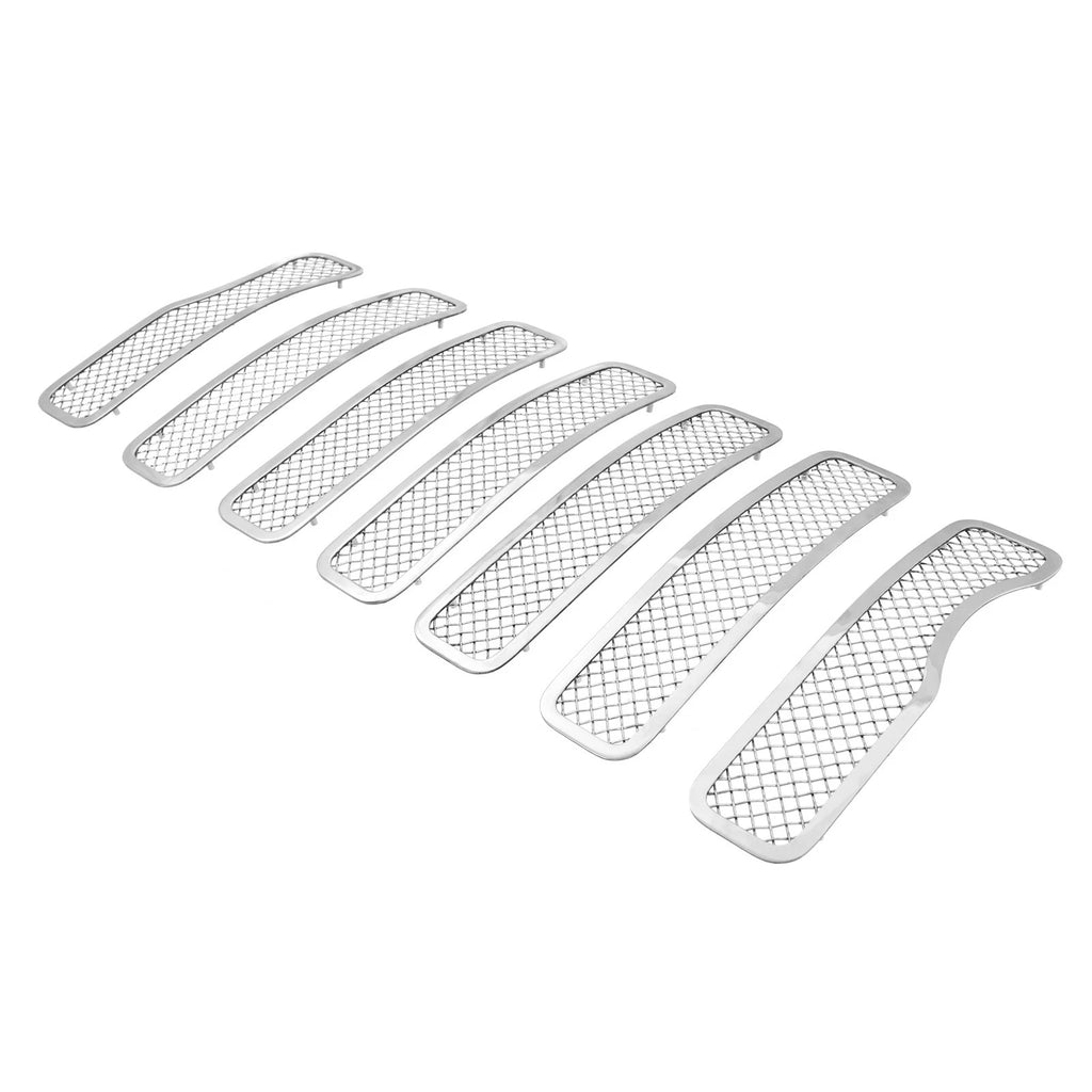 Stainless Chrome Mesh Grille Insert for Jeep Gladiator (2020–2021)