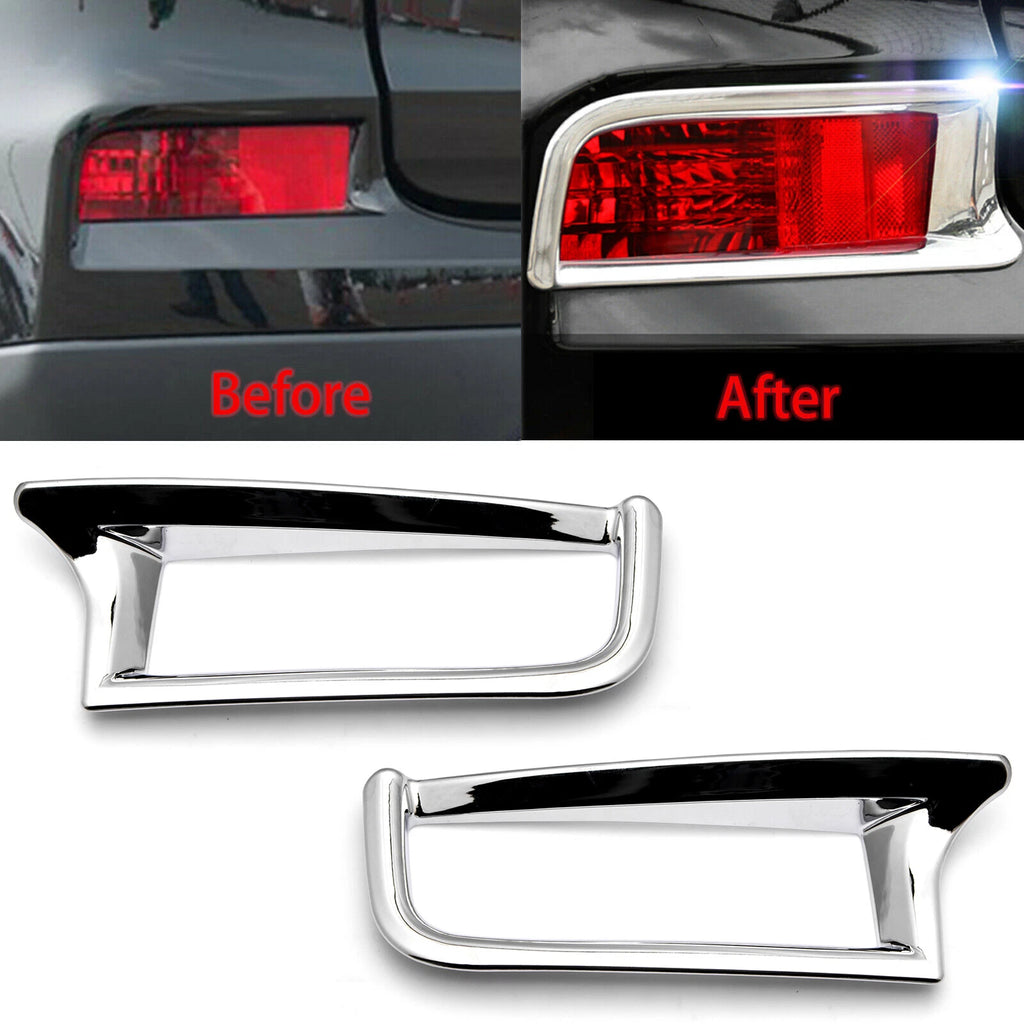 Chrome Rear Bumper Reflector Molding Cover Trim for Honda CR-V (2015–2016)