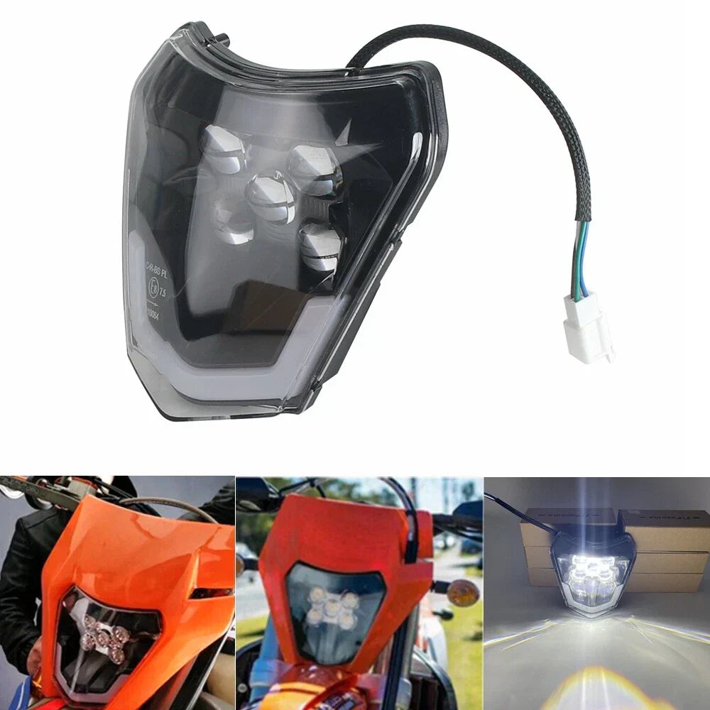 LED Headlight for KTM 300 EXC XC-W 350 450 500 EXC-F 690 Enduro R