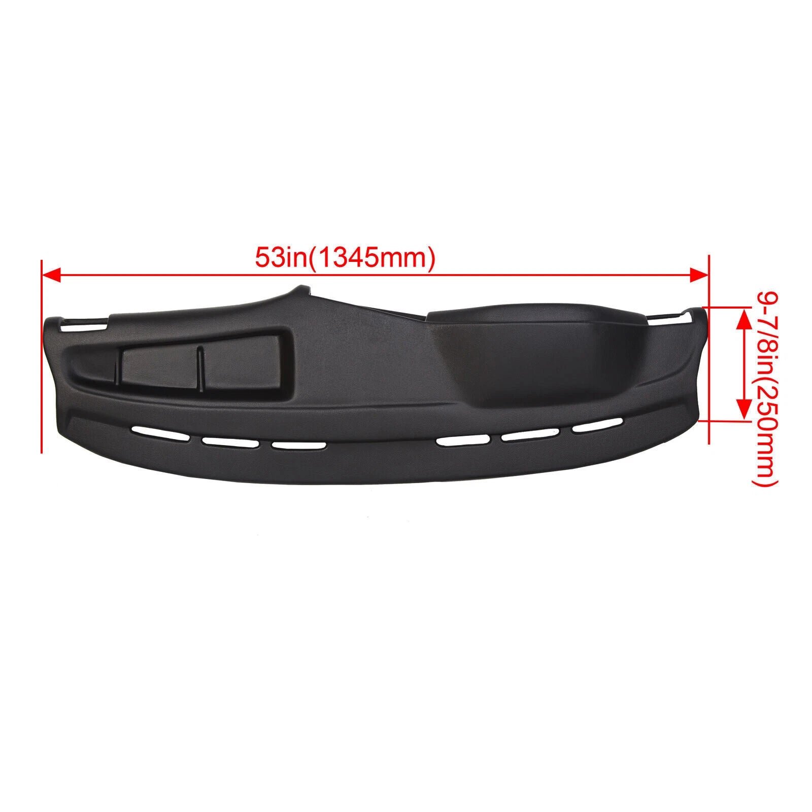 Dash Cap Cover for BMW 3-Series E30 (1984-1991) Black