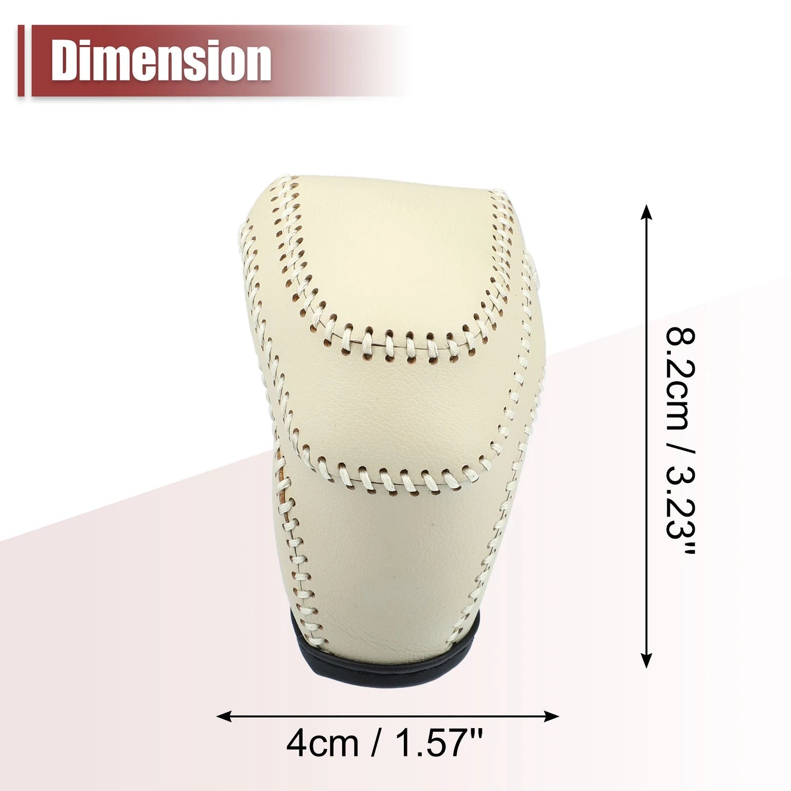 Gear Shift Knob Cover for Toyota Land Cruiser Prado (2010–2023) Beige