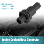 Engine Coolant Hose Connector No. 1K0121113A/1K0121113B for VW CC (2009–2013)