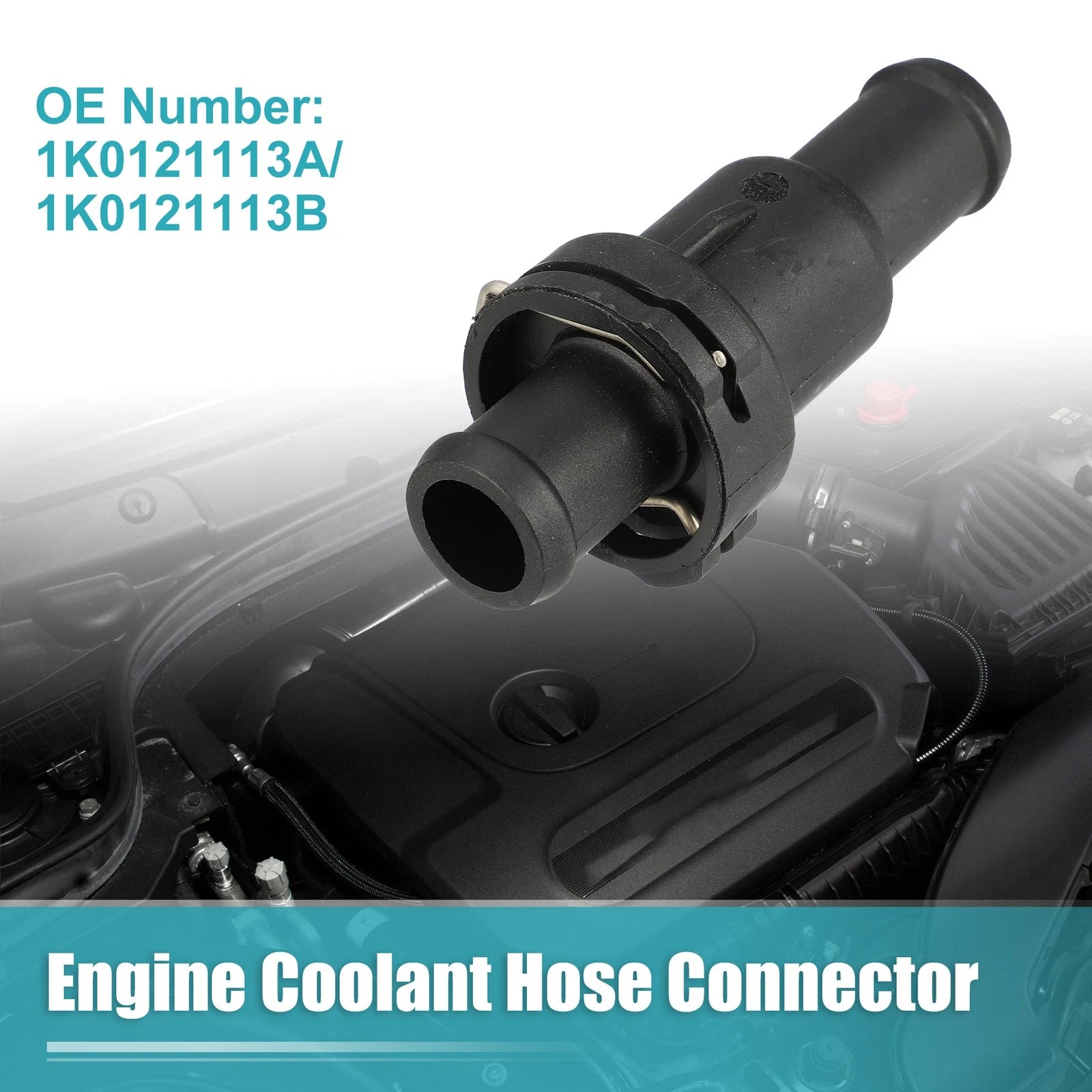 Engine Coolant Hose Connector No. 1K0121113A/1K0121113B for VW CC (2009–2013)
