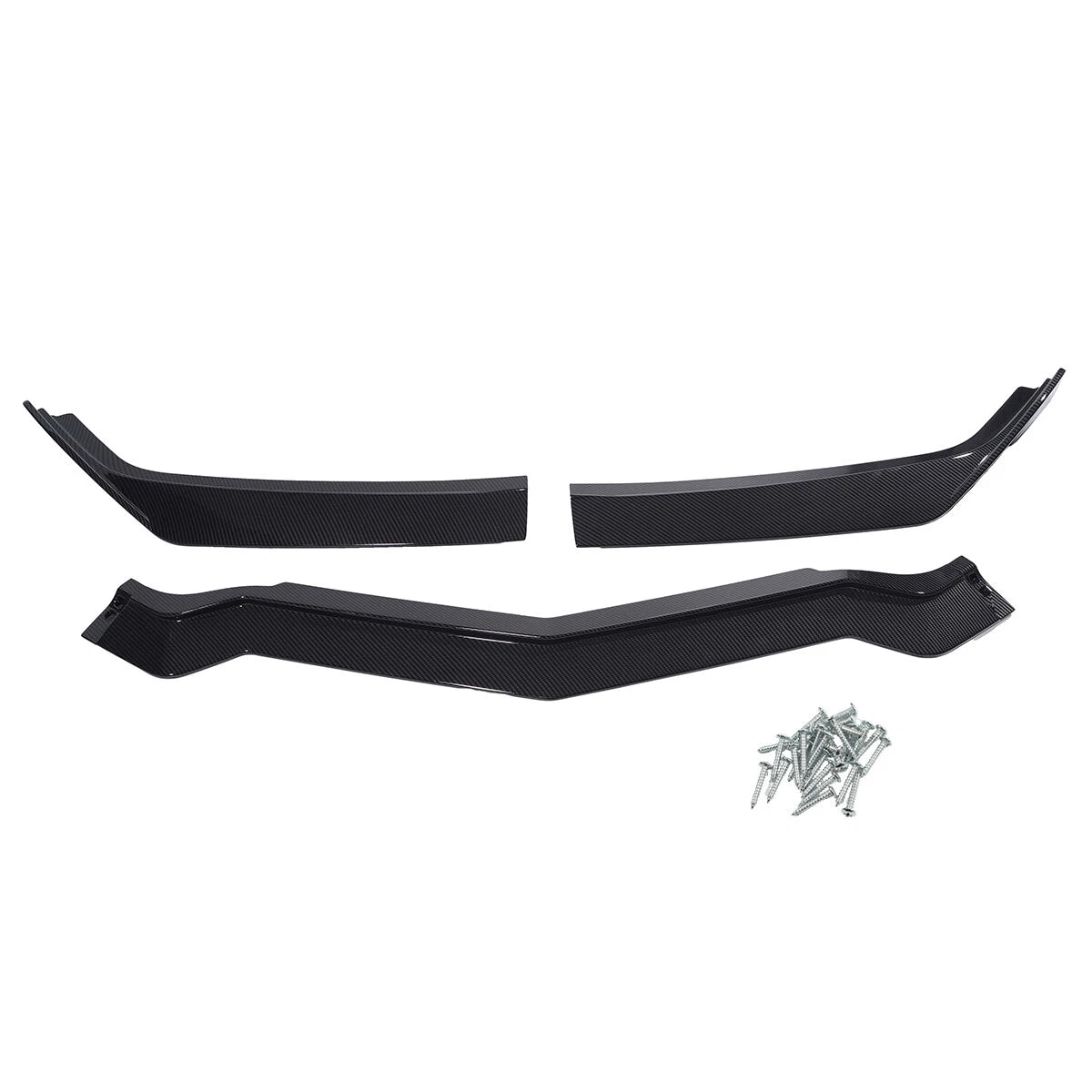 5VM Style Carbon Fiber Front Bumper Lip Splitter Kit for Chevy Corvette C8 (2020–2023)