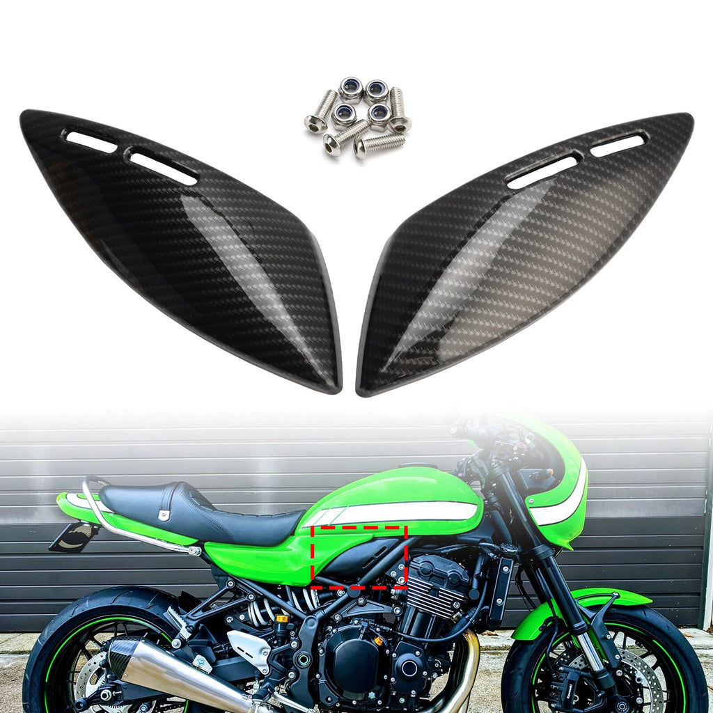 Gas Tank Side Cover Panel for Kawasaki Z900RS (2018–2024) Carbon T9