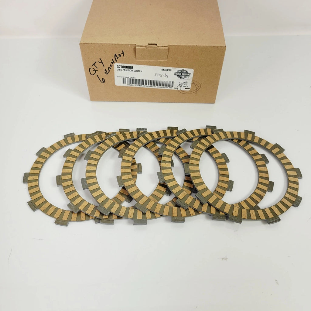 Set of 6 Clutch Friction Discs for Harley Davidson XG500 XG750 (2015–2020) 37000088