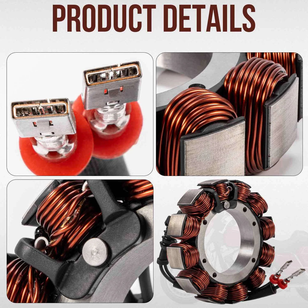 45 Amp Stator Coil for FLHP 1450 Road King (2002–2005) Replace#29987-02