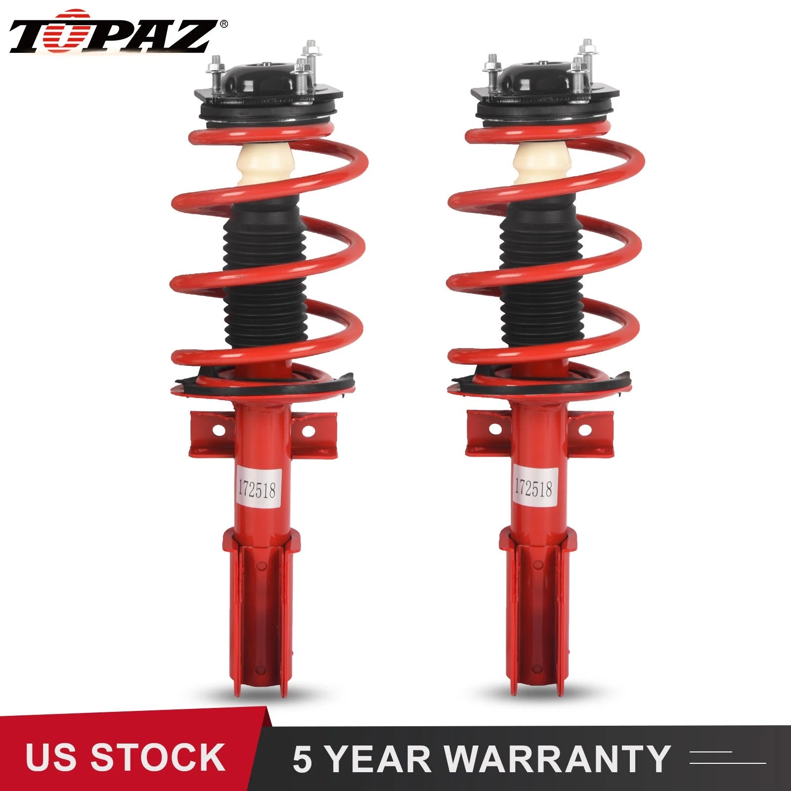 Complete Front Struts Shocks for Buick Enclave, Chevy Traverse, GMC Acadia (2008-2017)