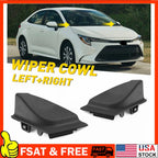 Front Windshield Wiper Side Cowl Extension Cover Trim for Toyota Corolla (2020â2022)