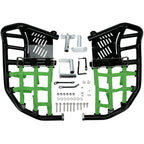 Nerf Bars Pro Peg Heel Guard for Kawasaki KFX450R (2008–2015) Black Green