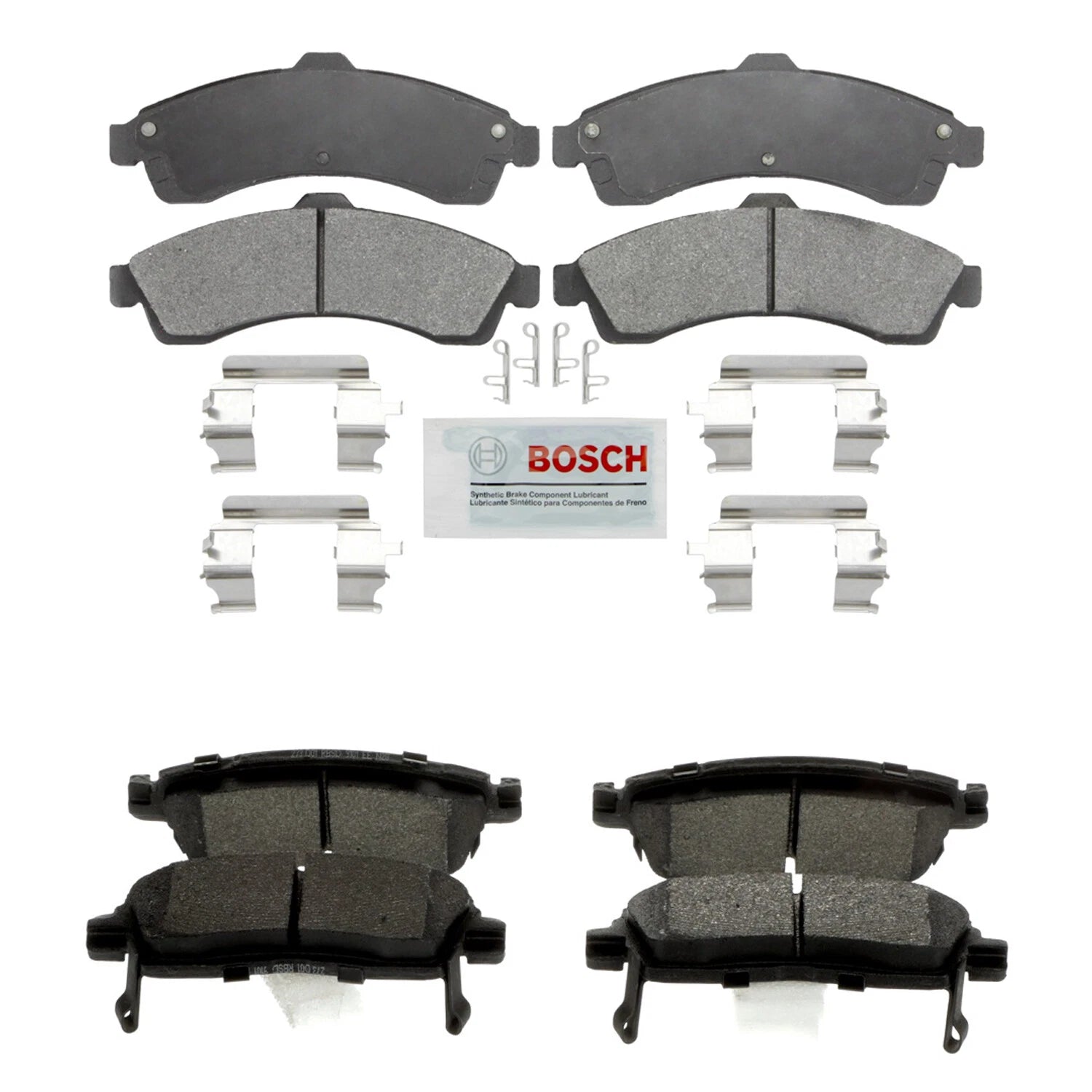 Set of 4 Bosch Severe Duty Semi-Met Disc Brake Pads for Trailblazer EXT (2002–2006)