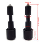 2X 22mm Anti Vibration Handle Bar End Plug Grip Caps for Motorcycle