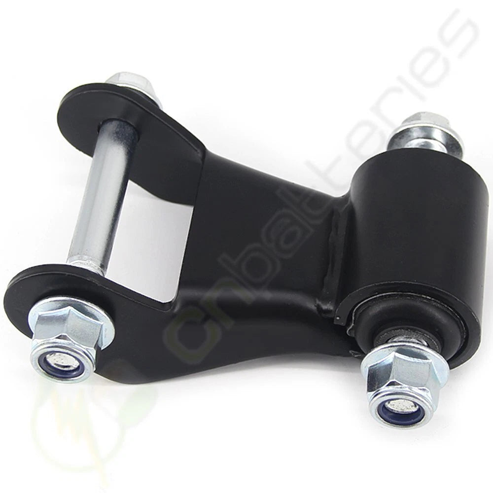 Set of 2 Rear Leaf Spring Shackle Brackets for Chevrolet Silverado 1500 GMC