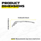 Set of 2 Chrome Front Bumper Fog Light Trim for Ford Fusion (2019–2020)