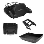 Chopped Trunk Backrest Mount Rack for Harley Touring Street Glide (2014–2026)