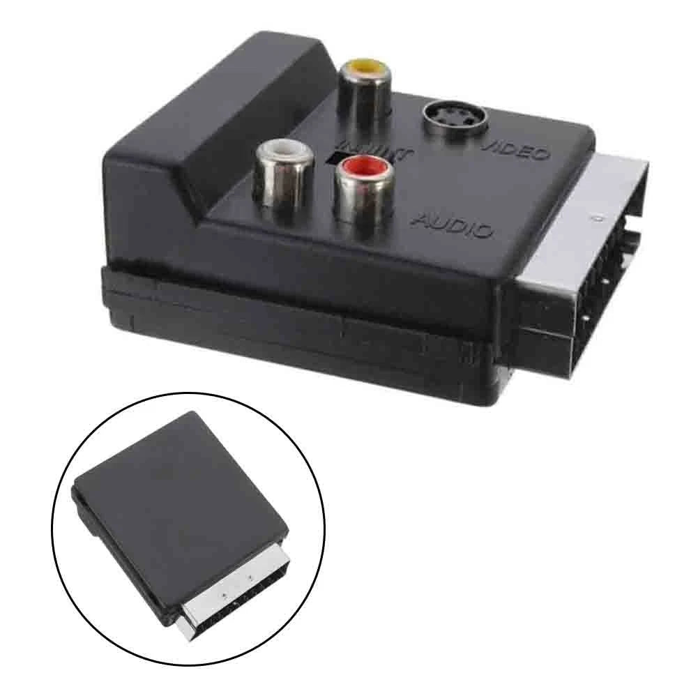 Scart to RCA S-Video Adapter for (Plastic Metal Housing)