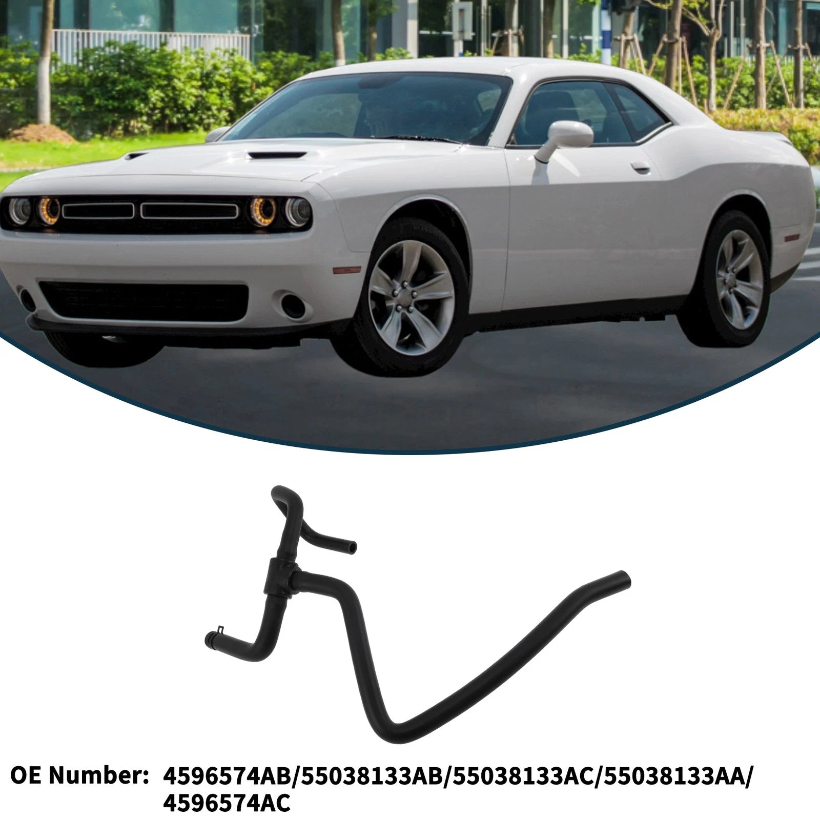 Radiator Hose for Chrysler 300 (2005–2013) No. 4596574AB/55038133AB Rubber