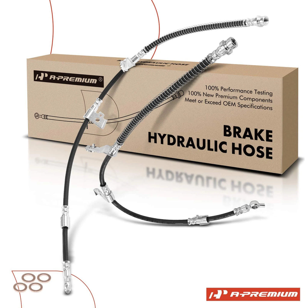 2X Front Brake Hydraulic Hose for Kia Amanti (2007–2009)