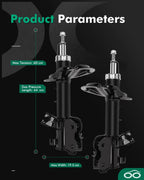 Front Shocks Struts Assembly for Nissan Altima Maxima (2002–2008)