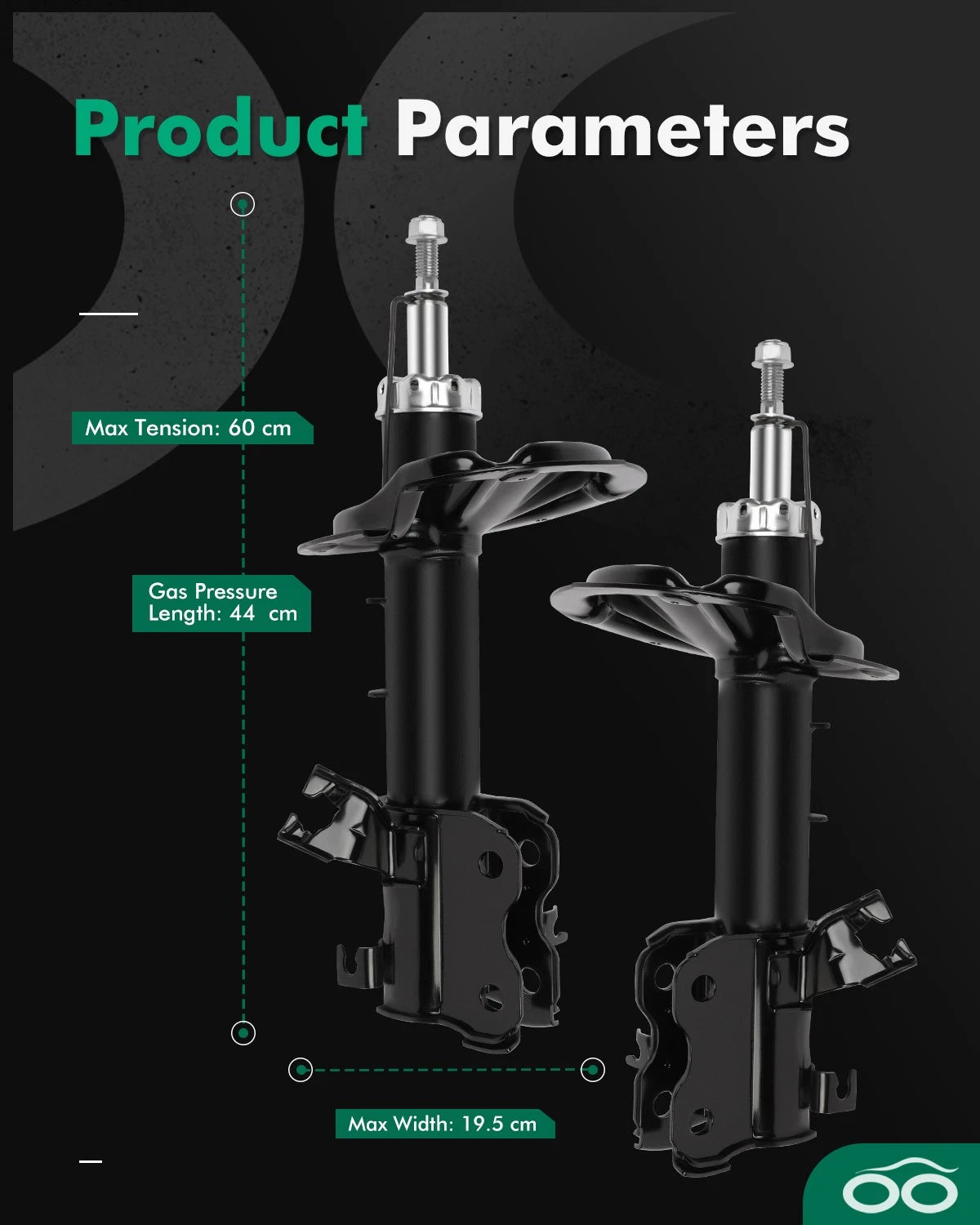 Front Shocks Struts Assembly for Nissan Altima Maxima (2002–2008)