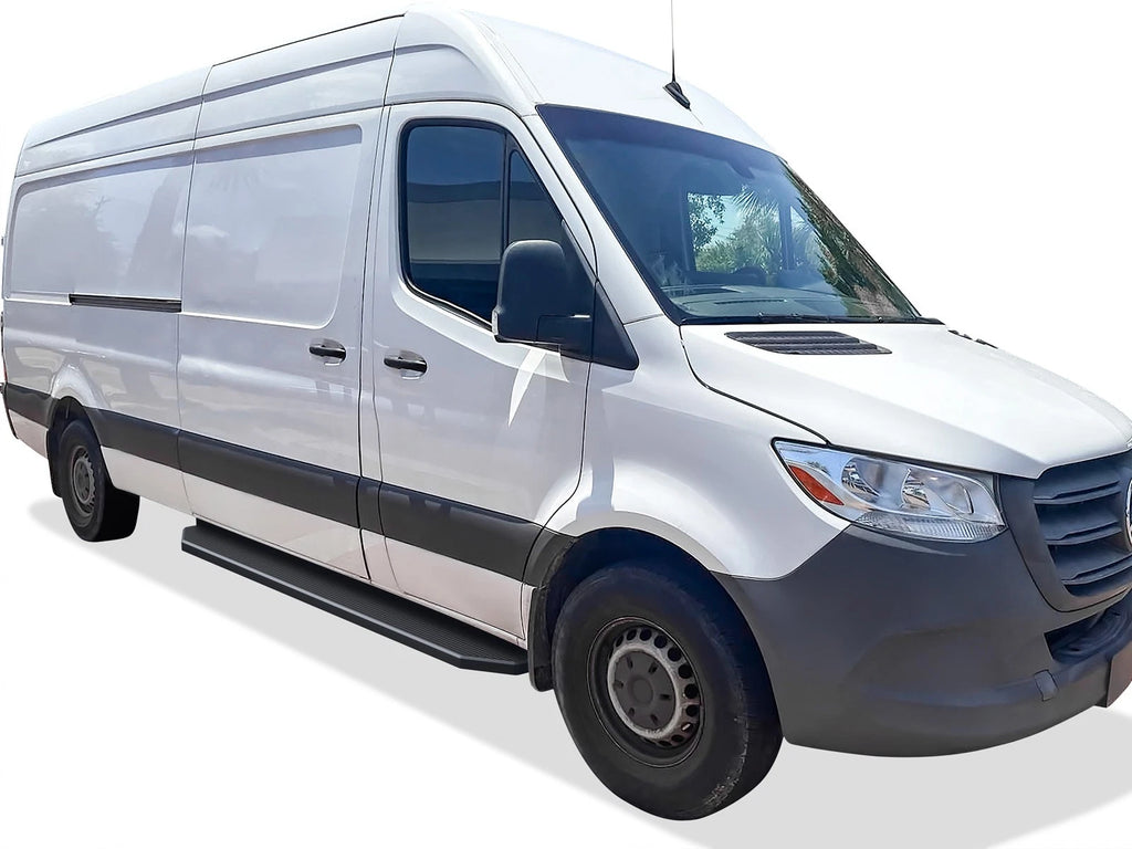 iBoard Black Running Boards for Mercedes-Benz Metris (2016-2023)