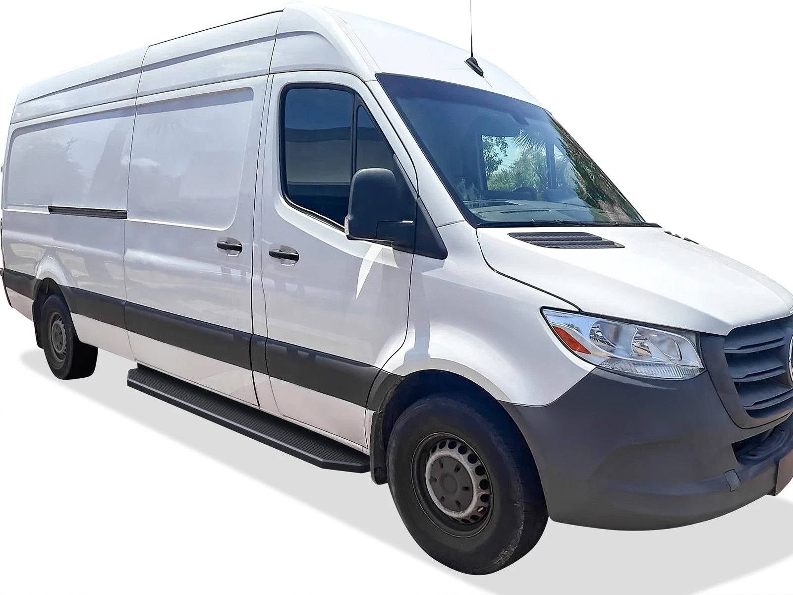 iBoard Black Running Boards for Mercedes-Benz Metris (2016-2023)