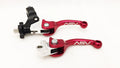 ASV F3 Shorty Front Brake Clutch Perch Levers Red for Kawasaki KX 250F 450F (2006–2023)