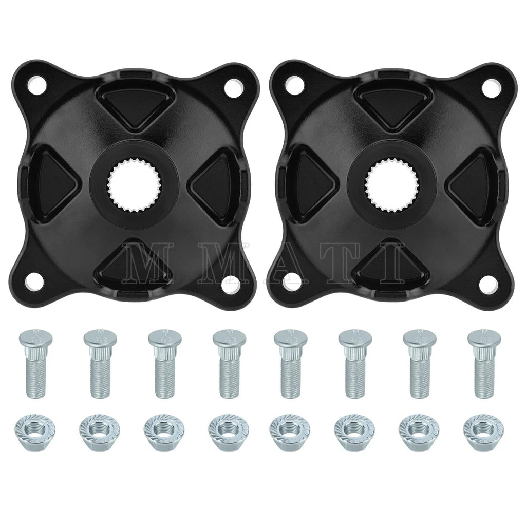 2Pcs Rear Wheel Hubs Kit for Polaris Sportsman 330 335 400 500 (2000–2014)