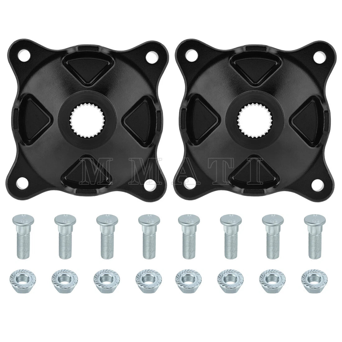 2Pcs Rear Wheel Hubs Kit for Polaris Sportsman 330 335 400 500 (2000–2014)