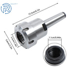 ER40 MT3 3.1" Milling Collet Chuck Tool Holder 1/2-13 UNC TIR .0002"