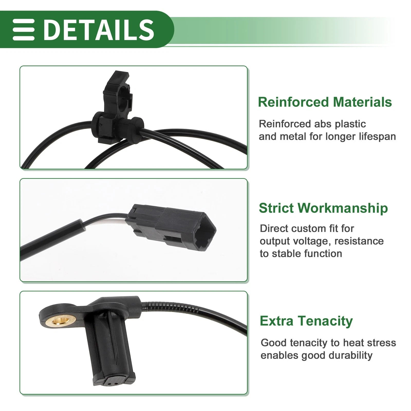 ABS Wheel Speed Sensor No.ZZDA43711 for Mazda Tribute (2009–2011)