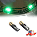 2X Green 24-SMD LED Parking Lights for Toyota Corolla (2013–2016)