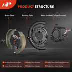 Rear Passenger Brake Backing Plate Dust Shield for Ford F-150