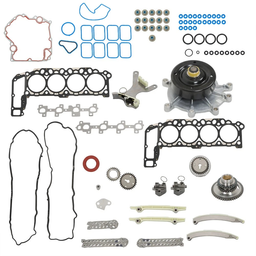 Head Gasket Set, Timing Chain Kit & Water Pump for Dodge Ram 1500 (2002–2004)
