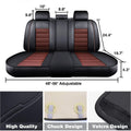 Set of 5 Deluxe Leather Seat Covers for Ford