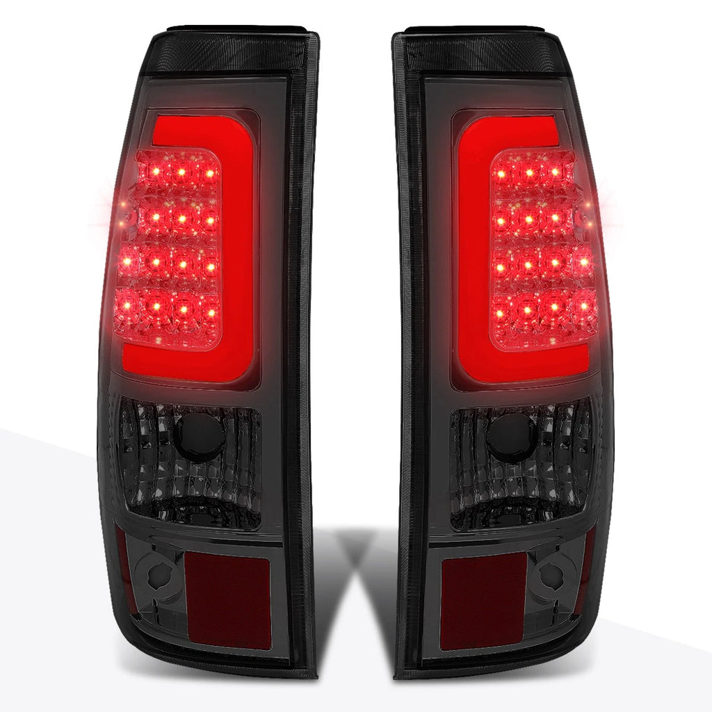 3D LED Bar Tail Light for Chevy Silverado (2003–2007) - Red, Smoked