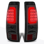 3D LED Bar Tail Light for Chevy Silverado (2003–2007) - Red, Smoked