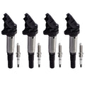 Set of 4 Ignition Coils + 4 Iridium Spark Plugs for Mini Cooper Countryman (2011–2016)