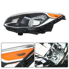 Headlight for Kia Soul (2014–2019) Driver Left Side Halogen Chrome Black