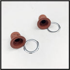 2X Carburetor Oil Bubbles + 2 Gaskets for Tecumseh (36045, 36045A, 640259)